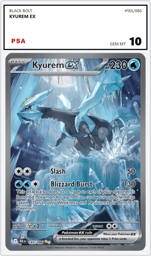 Kyurem ex PSA 10