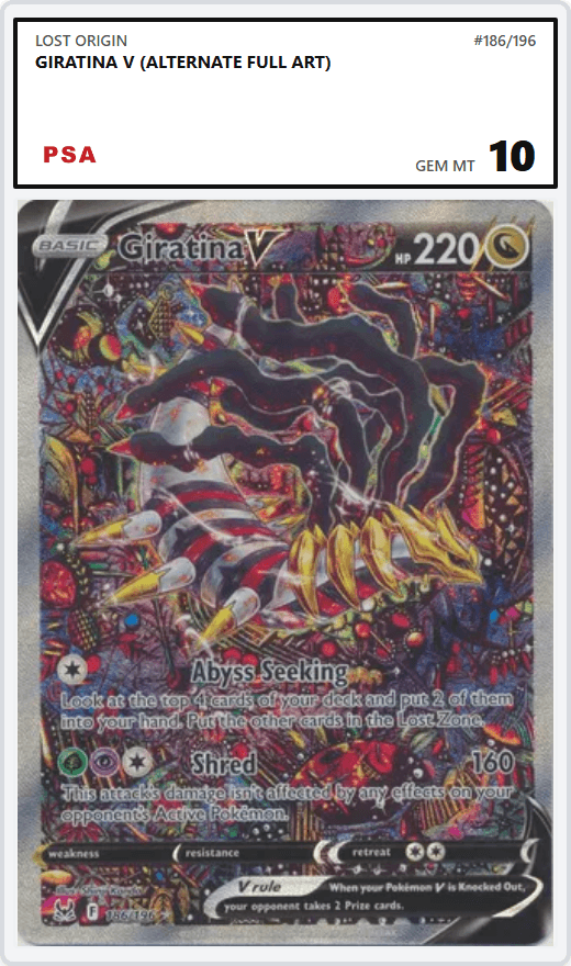 Giratina V (Alternate Full Art) PSA 10