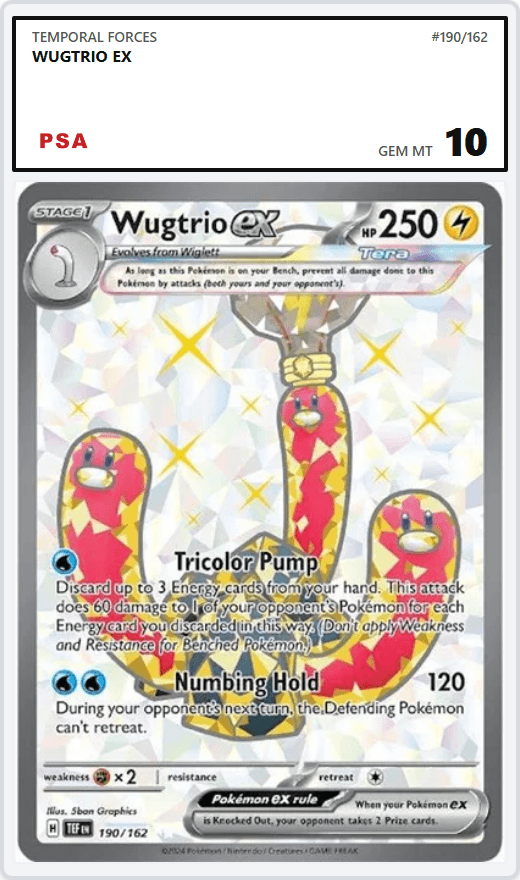 Wugtrio ex PSA 10