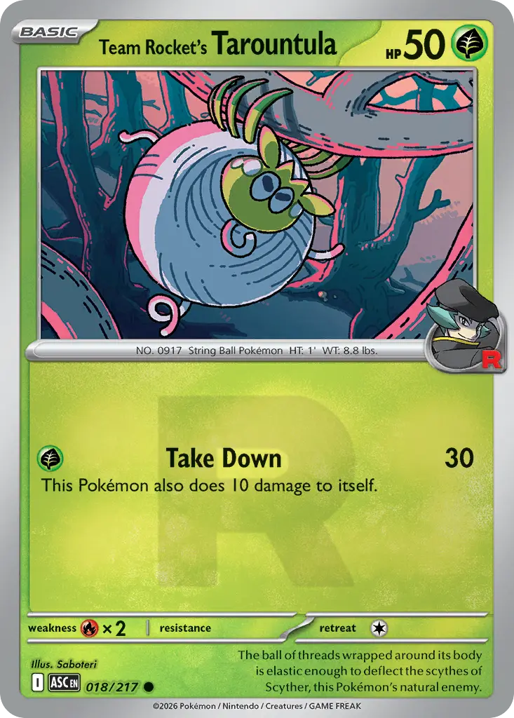 Team Rocket's Tarountula