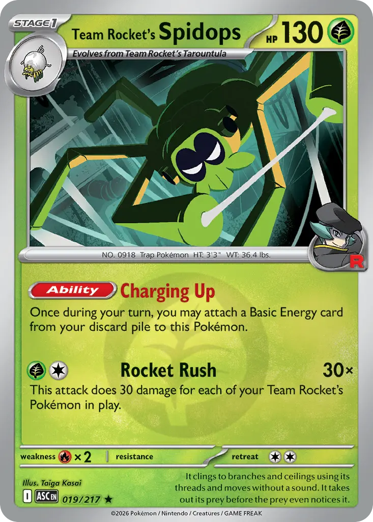 Team Rocket's Spidops