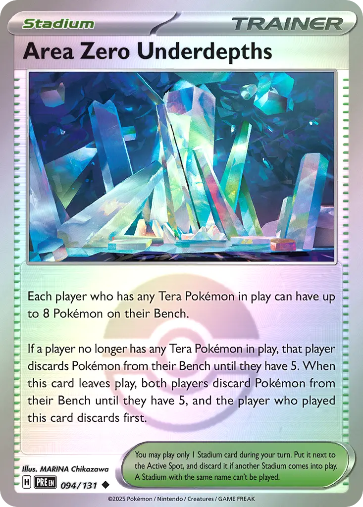 Area Zero Underdepths