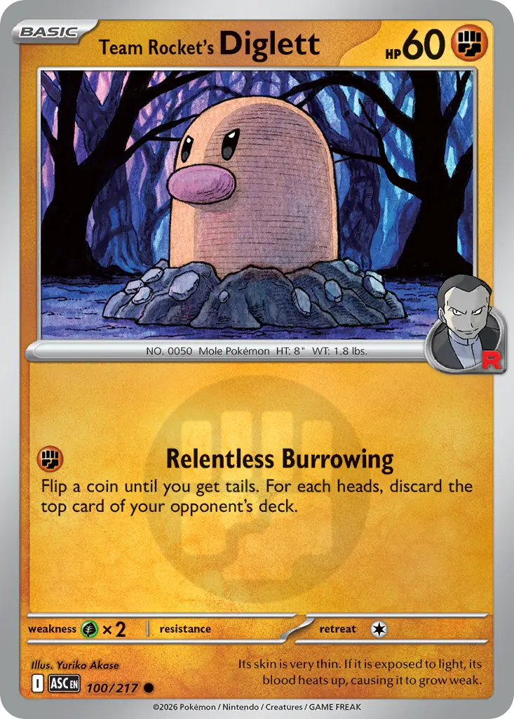 Team Rocket's Diglett