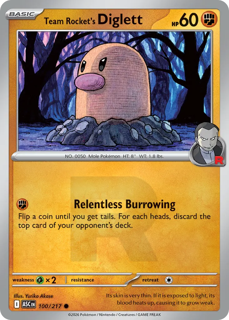 Team Rocket's Diglett