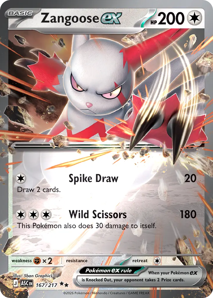 Zangoose ex